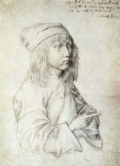 Albrecht Durer Self-Portrait at 13 France oil painting art